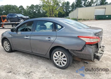 2015 Nissan Sentra S из США, поврежденный, VIN 3N1AB7AP8FY378085